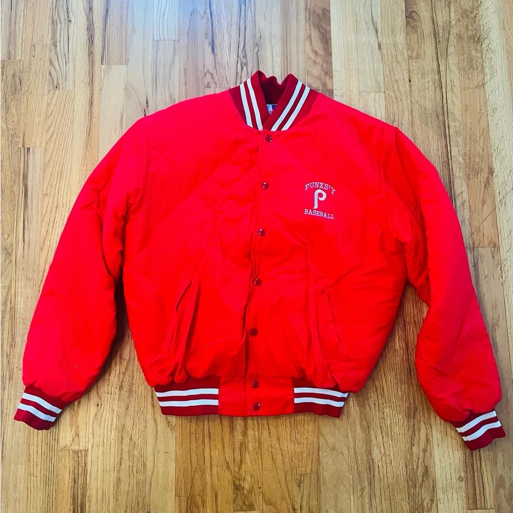 90’s RENNOC Red Bomber Jacket